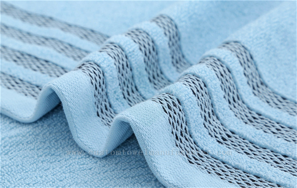 Bulk Customized Blue fancy towels bulk wholesale